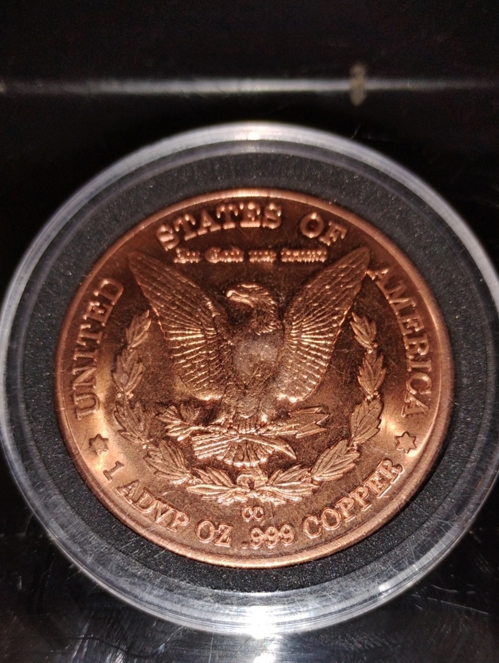1 oz Copper Round Coin - Eagle Design - Copper